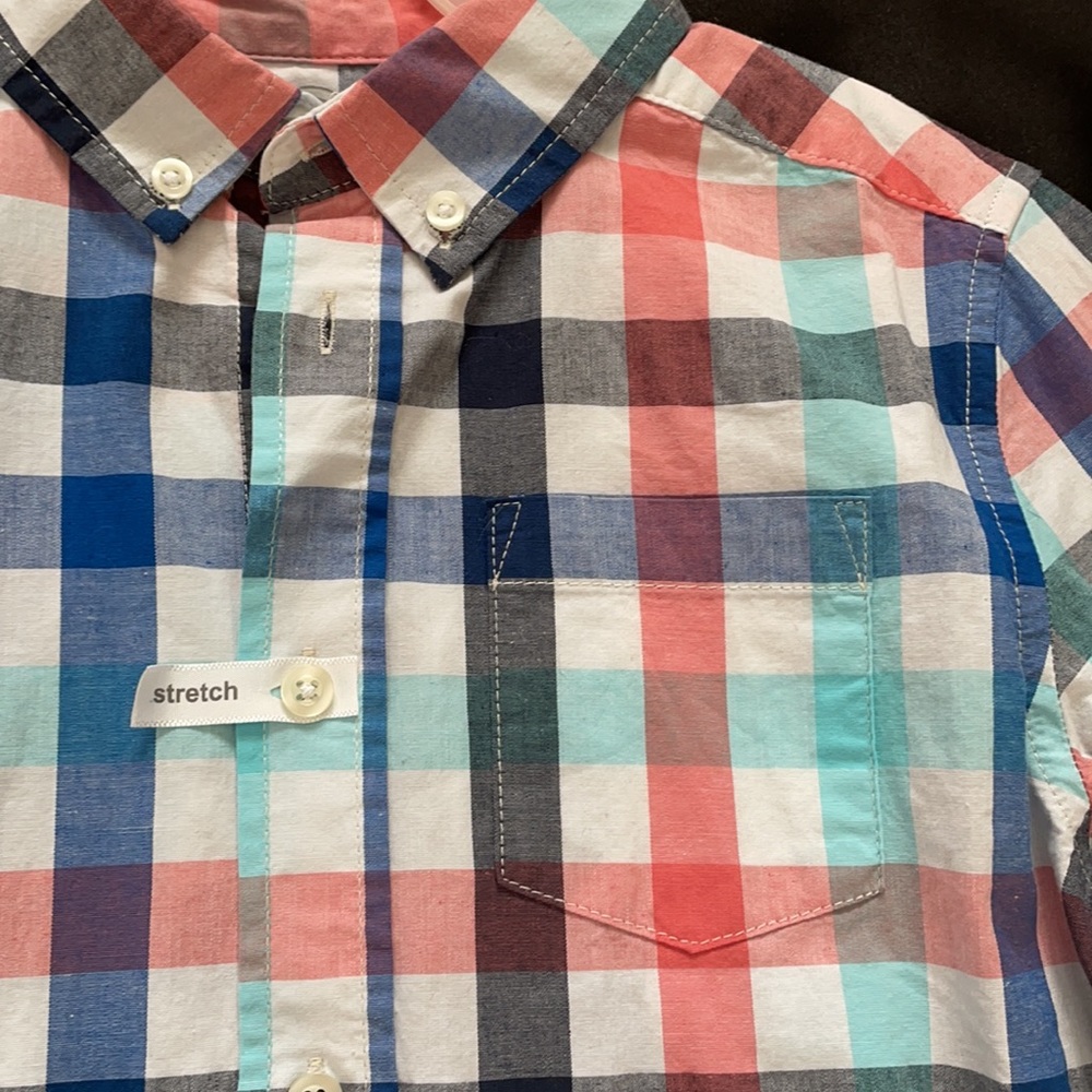 NWOT Wonder Nation Boys Button down shirt size S 6-7 - Picture 3 of 5